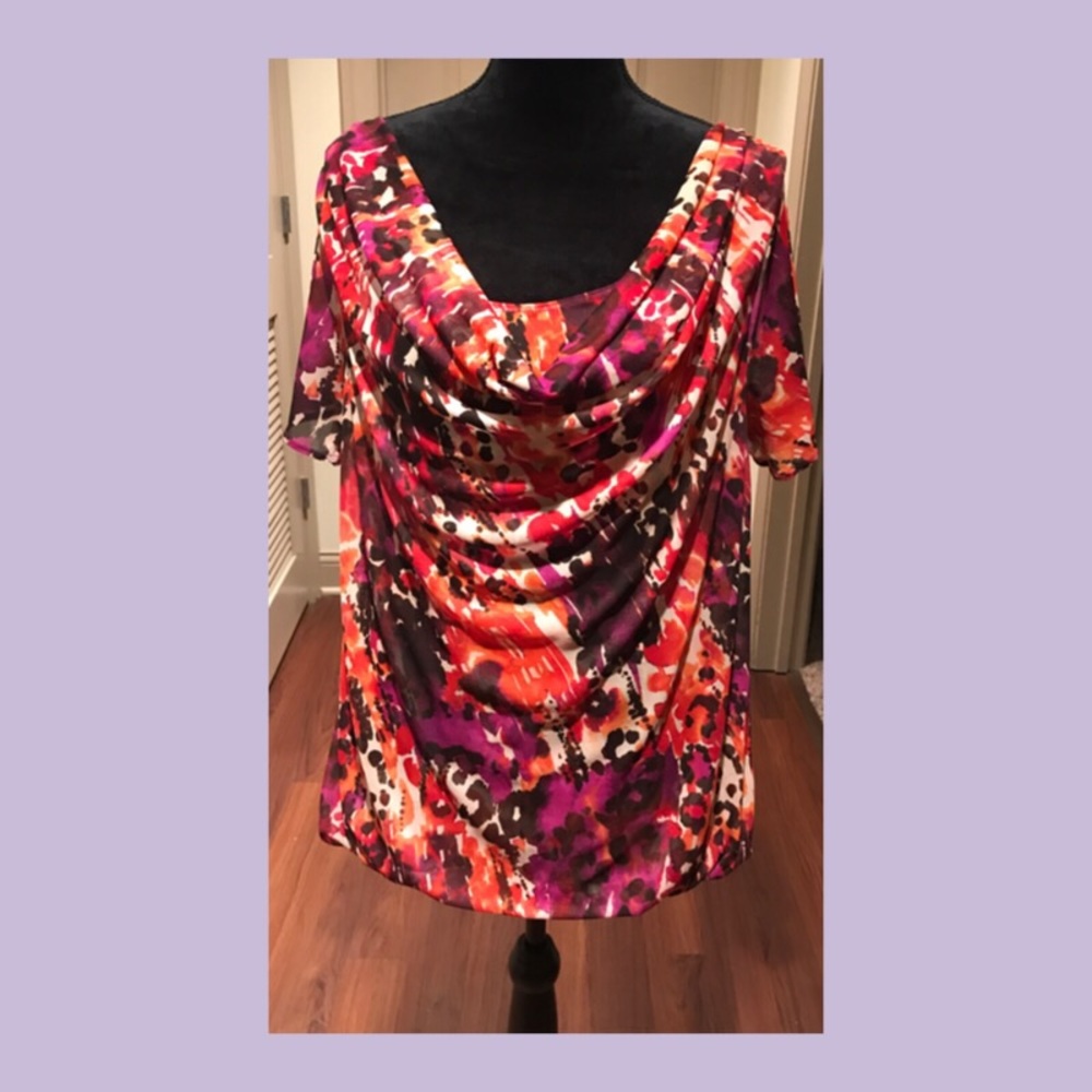 Lane Bryant Cowl Neck Blouse